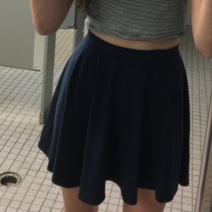 Navy blue skirt